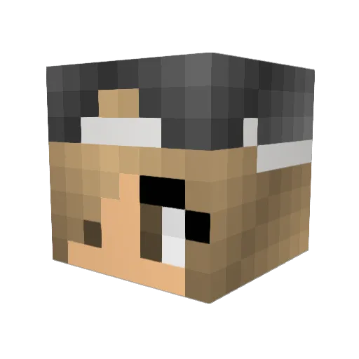 katie_bird01 Minecraft avatar head, 3D render