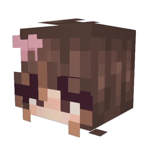 katie_nl Minecraft avatar head, 3D render