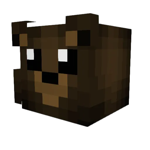 katiebiggs Minecraft avatar head, 3D render
