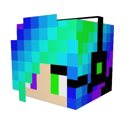 katiebug052504 Minecraft avatar head, 3D render