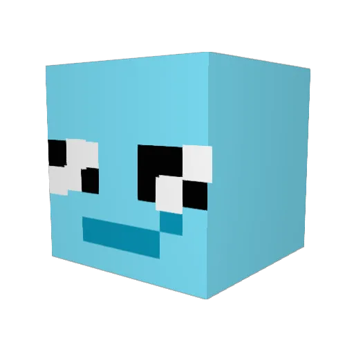 katiec2 Minecraft avatar head, 3D render