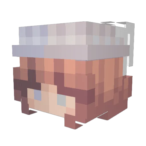 katieee122 Minecraft avatar head, 3D render
