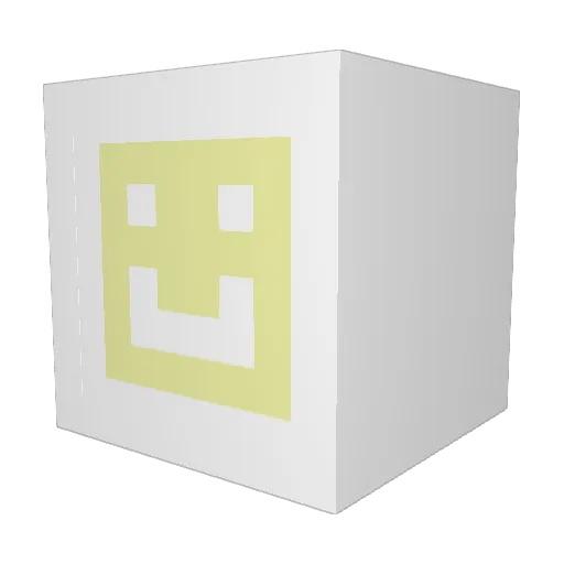katiehn Minecraft avatar head, 3D render