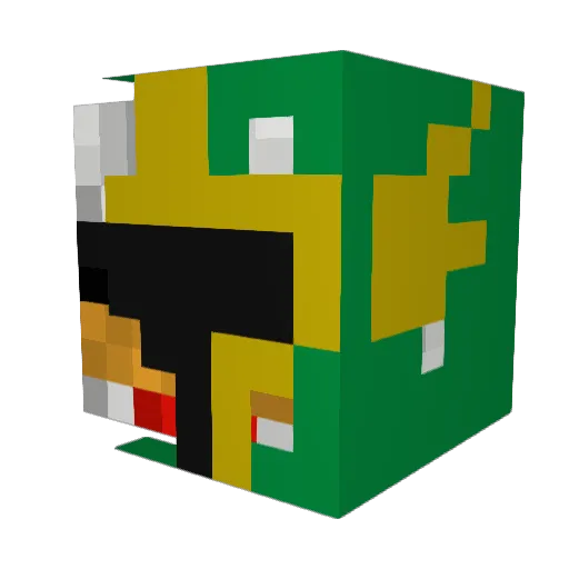 katieislesbian Minecraft avatar head, 3D render