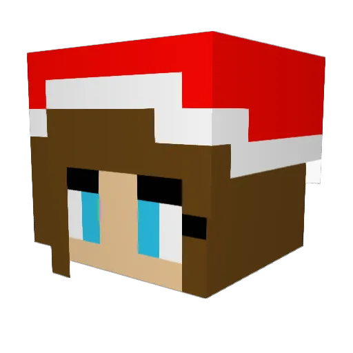 katieisnor Minecraft avatar head, 3D render