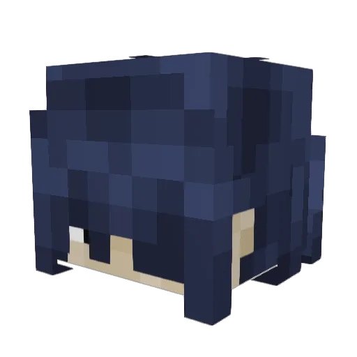 katielovesfruit Minecraft avatar head, 3D render