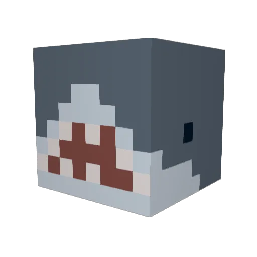 katiewils Minecraft avatar head, 3D render
