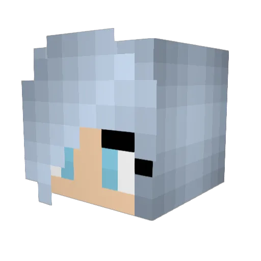 katlin456 Minecraft avatar head, 3D render