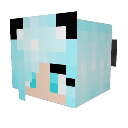 katmyers Minecraft avatar head, 3D render