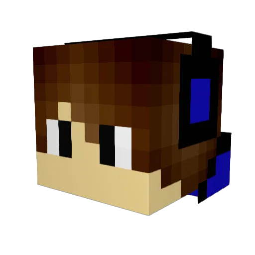 katness19 Minecraft avatar head, 3D render