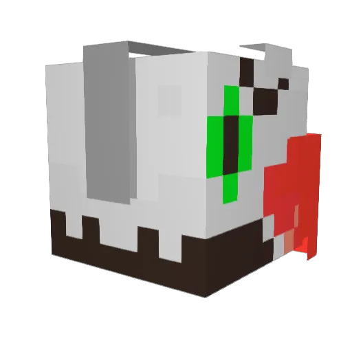 katokichi Minecraft avatar head, 3D render