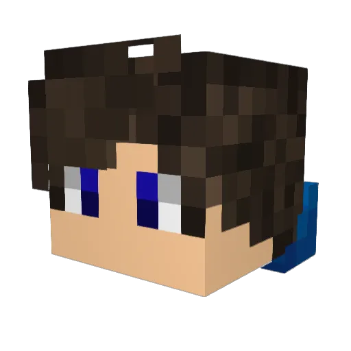katolik6 Minecraft avatar head, 3D render