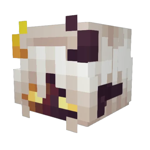 katolina Minecraft avatar head, 3D render