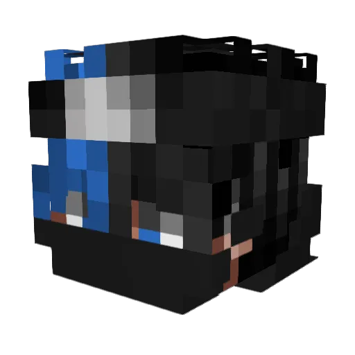 katoon123 Minecraft avatar head, 3D render