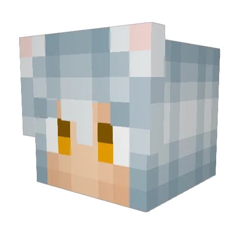 katooooooooooooo Minecraft avatar head, 3D render