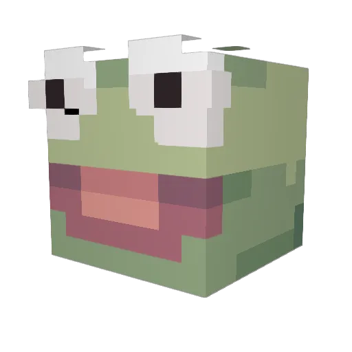 katoptrite Minecraft avatar head, 3D render