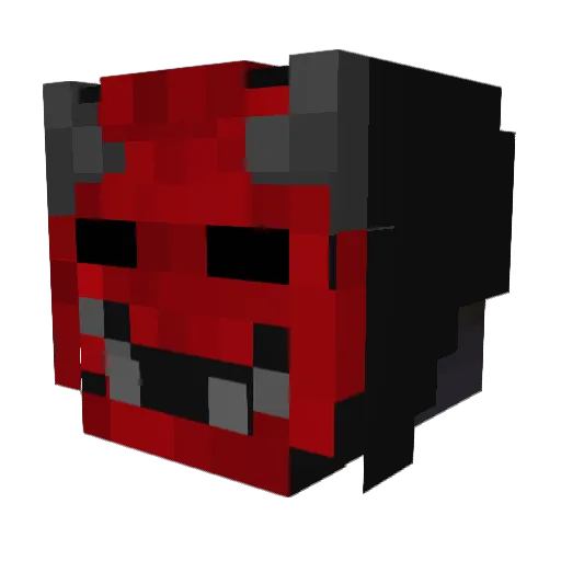 katosterk Minecraft avatar head, 3D render