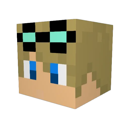 katskachi Minecraft avatar head, 3D render