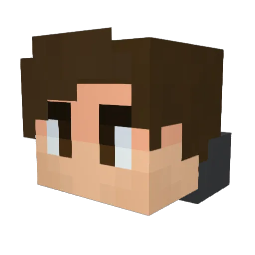 katsucurry835 Minecraft avatar head, 3D render