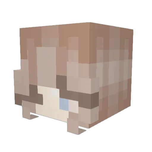 katsuki4life Minecraft avatar head, 3D render