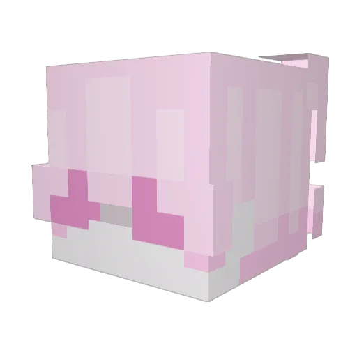 katsukiraVA Minecraft avatar head, 3D render