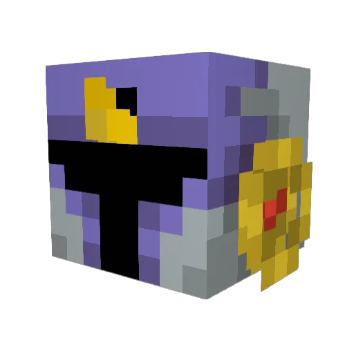katsurago Minecraft avatar head, 3D render