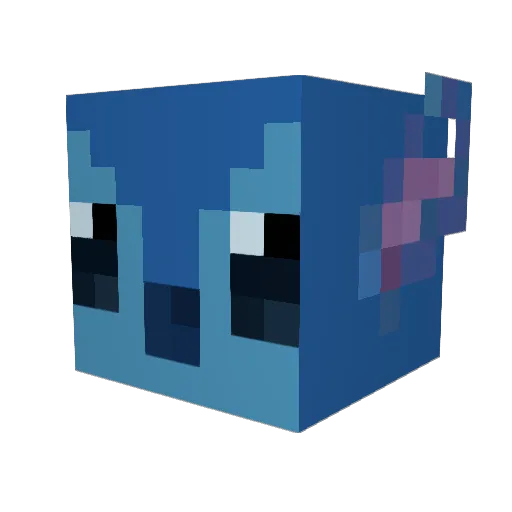 katten0809 Minecraft avatar head, 3D render
