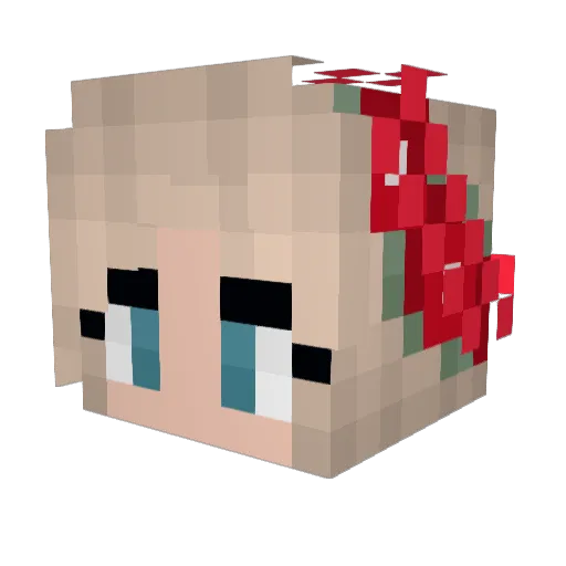 katter23 Minecraft avatar head, 3D render