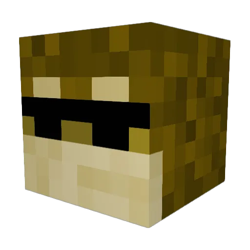 kattlovis Minecraft avatar head, 3D render