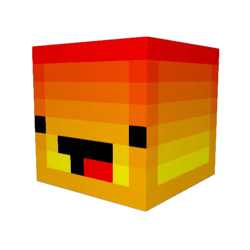 katus774 Minecraft avatar head, 3D render