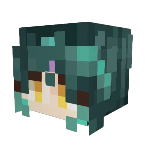 katy05678 Minecraft avatar head, 3D render