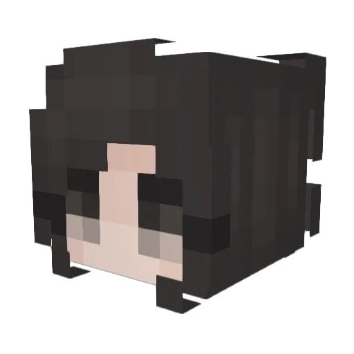 katya_katya Minecraft avatar head, 3D render