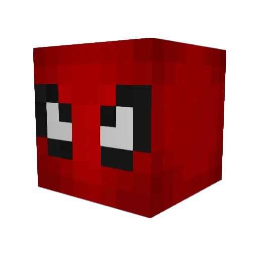 katykatkaty Minecraft avatar head, 3D render