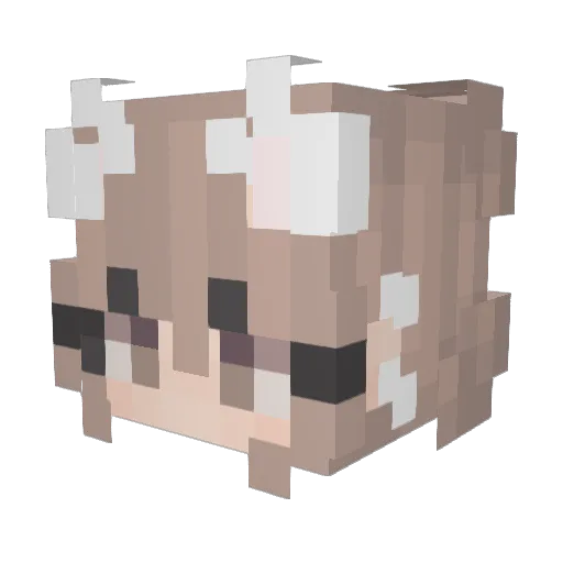 katysangel1 Minecraft avatar head, 3D render