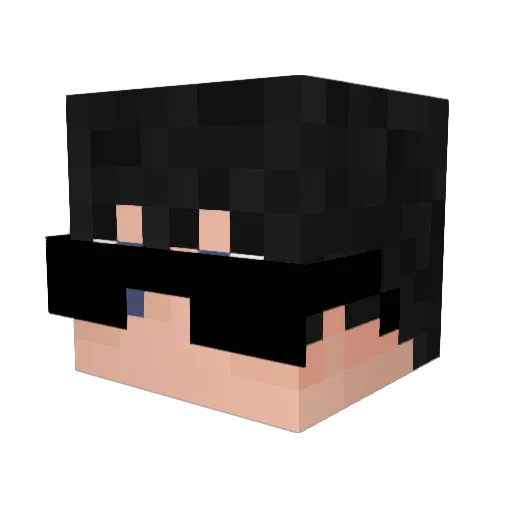 katysgrave Minecraft avatar head, 3D render