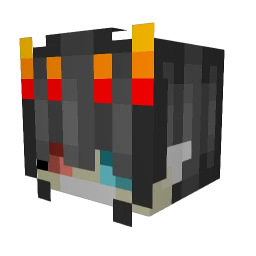katyusha3000 Minecraft avatar head, 3D render