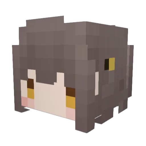 katyusha453635 Minecraft avatar head, 3D render