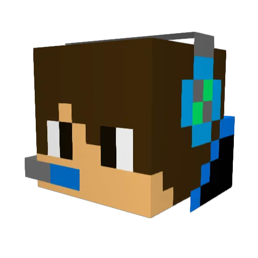 katzenjammer360 Minecraft avatar head, 3D render