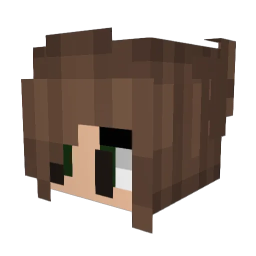katzors12 Minecraft avatar head, 3D render