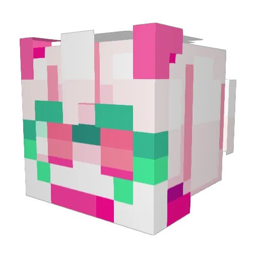 kauapower Minecraft avatar head, 3D render