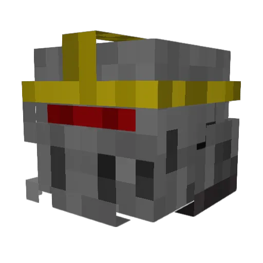 kaueIII Minecraft avatar head, 3D render