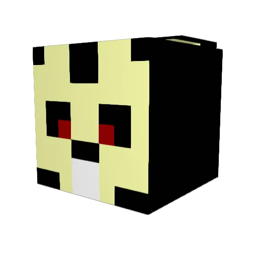kauepac Minecraft avatar head, 3D render