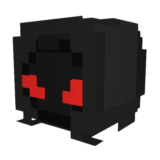 kaunvu Minecraft avatar head, 3D render