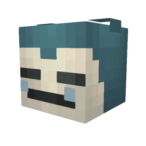 kavigon0109 Minecraft avatar head, 3D render