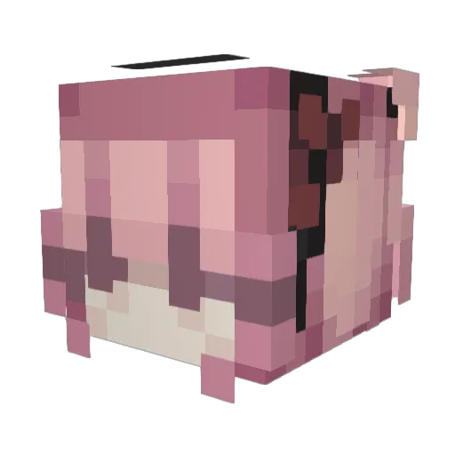 kavirtz Minecraft avatar head, 3D render