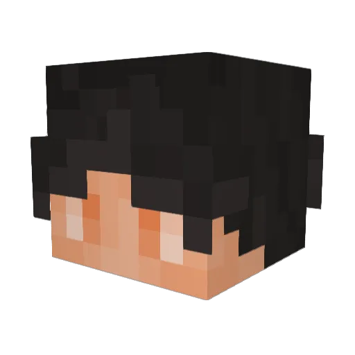 kavnik Minecraft avatar head, 3D render