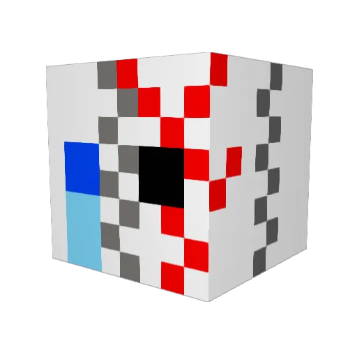 kavunst Minecraft avatar head, 3D render