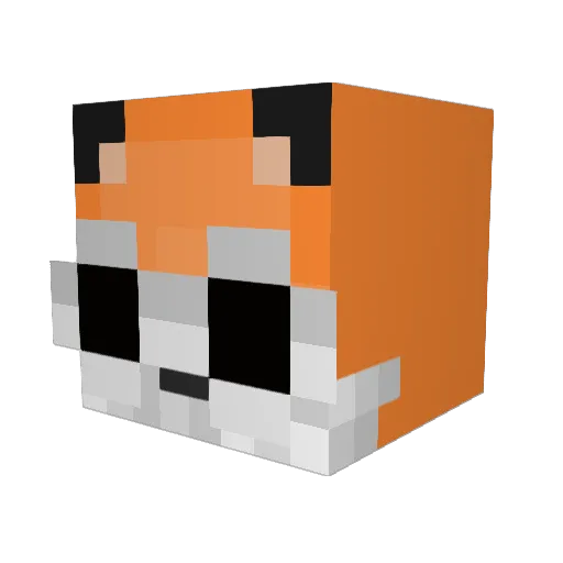 kavvle Minecraft avatar head, 3D render