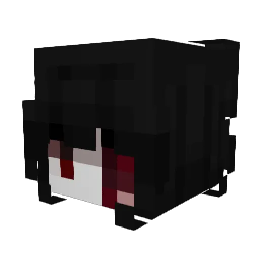 kawaiiTyan22 Minecraft avatar head, 3D render