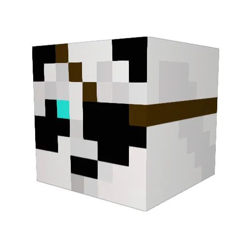 kawatarou0 Minecraft avatar head, 3D render